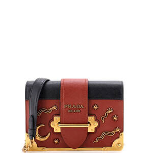 Prada Cahier Crossbody Bag Embellished #258710P19B